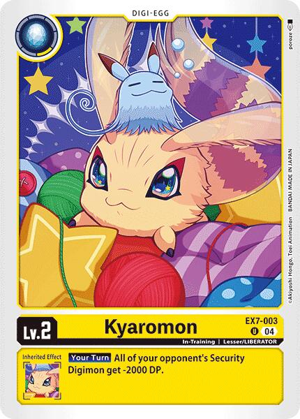 Kyaromon [EX7-003] [Digimon LIBERATOR] | Anubis Games and Hobby