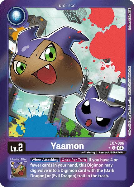 Yaamon [EX7-006] (Foil) [Digimon LIBERATOR] | Anubis Games and Hobby