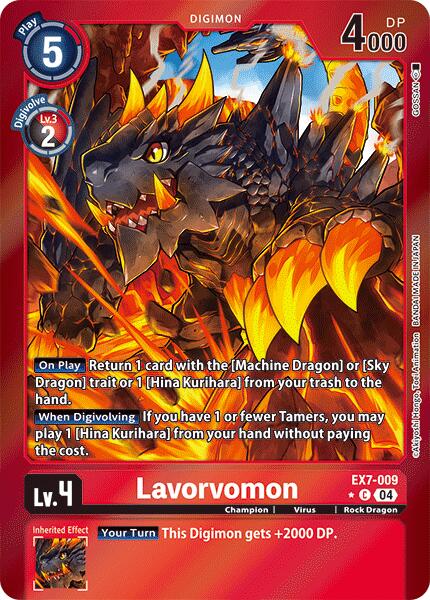 Lavorvomon [EX7-009] (Foil) [Digimon LIBERATOR] | Anubis Games and Hobby