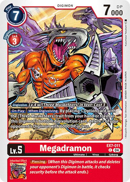 Megadramon [EX7-011] [Digimon LIBERATOR] | Anubis Games and Hobby