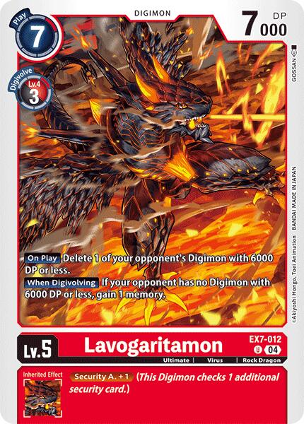 Lavogaritamon [EX7-012] [Digimon LIBERATOR] | Anubis Games and Hobby