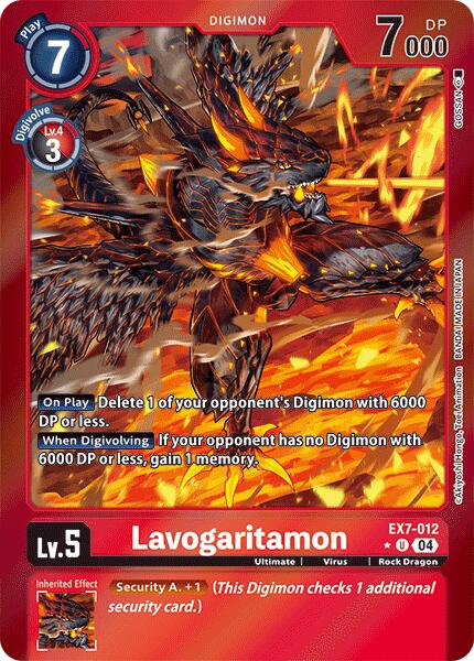 Lavogaritamon [EX7-012] (Foil) [Digimon LIBERATOR] | Anubis Games and Hobby