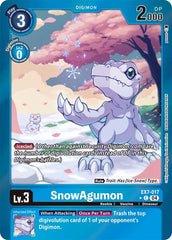 SnowAgumon [EX7-017] (Foil) [Digimon LIBERATOR] | Anubis Games and Hobby