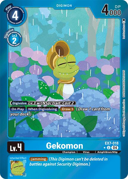 Gekomon [EX7-018] (Foil) [Digimon LIBERATOR] | Anubis Games and Hobby