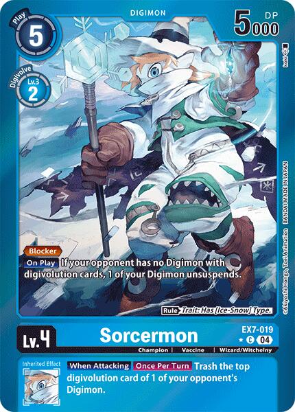 Sorcermon [EX7-019] (Foil) [Digimon LIBERATOR] | Anubis Games and Hobby