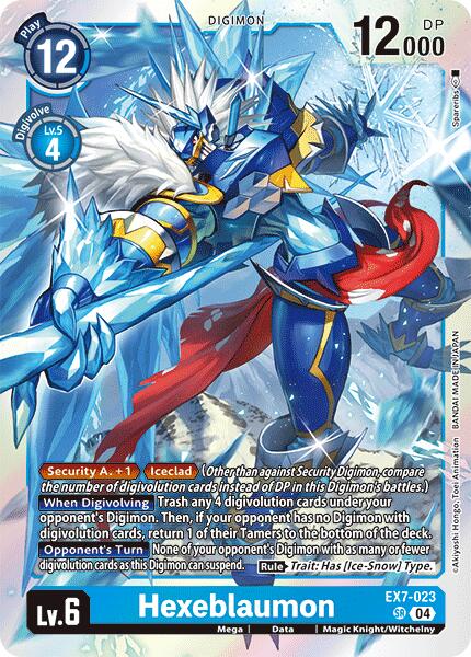 Hexeblaumon [EX7-023] [Digimon LIBERATOR] | Anubis Games and Hobby