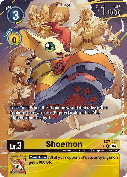 Shoemon [EX7-024] (Alternate Art) [Digimon LIBERATOR] | Anubis Games and Hobby