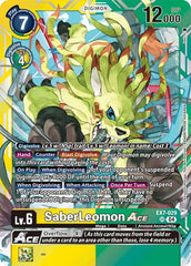 SaberLeomon ACE [EX7-029] [Digimon LIBERATOR] | Anubis Games and Hobby