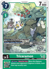 Triceramon [EX7-035] [Digimon LIBERATOR] | Anubis Games and Hobby