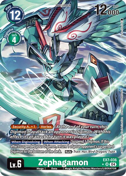 Zephagamon [EX7-036] (Alternate Art) [Digimon LIBERATOR] | Anubis Games and Hobby