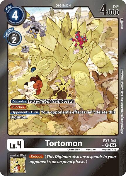 Tortomon [EX7-041] (Foil) [Digimon LIBERATOR] | Anubis Games and Hobby