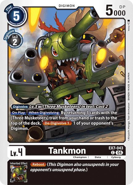 Tankmon [EX7-043] [Digimon LIBERATOR] | Anubis Games and Hobby