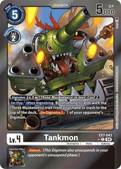 Tankmon [EX7-043] (Foil) [Digimon LIBERATOR] | Anubis Games and Hobby