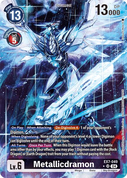 Metallicdramon [EX7-049] (Alternate Art) [Digimon LIBERATOR] | Anubis Games and Hobby