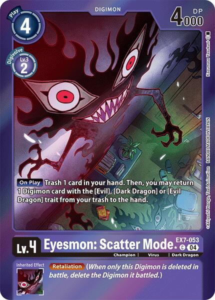 Eyesmon: Scatter Mode [EX7-053] (Foil) [Digimon LIBERATOR] | Anubis Games and Hobby