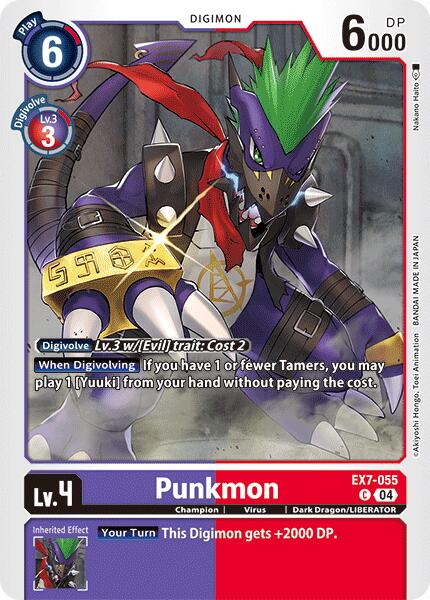 Punkmon [EX7-055] [Digimon LIBERATOR] | Anubis Games and Hobby