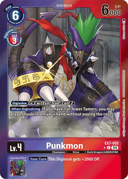 Punkmon [EX7-055] (Foil) [Digimon LIBERATOR] | Anubis Games and Hobby