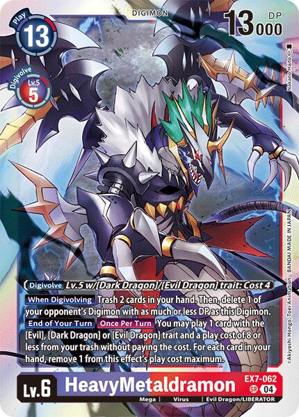 HeavyMetaldramon [EX7-062] [Digimon LIBERATOR] | Anubis Games and Hobby