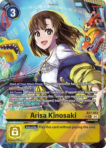 Arisa Kinosaki [EX7-063] (Alternate Art) [Digimon LIBERATOR] | Anubis Games and Hobby