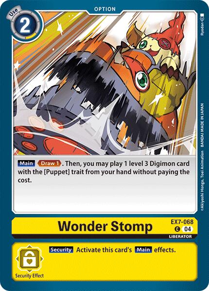 Wonder Stomp [EX7-068] [Digimon LIBERATOR] | Anubis Games and Hobby