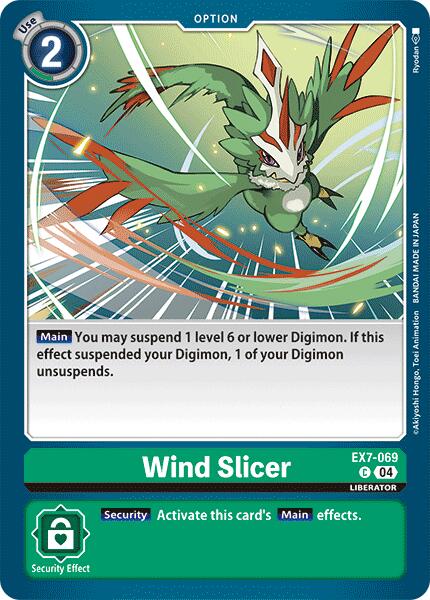 Wind Slicer [EX7-069] [Digimon LIBERATOR] | Anubis Games and Hobby