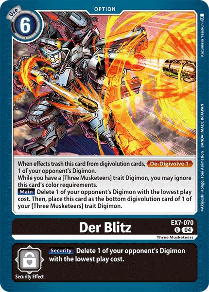 Der Blitz [EX7-070] [Digimon LIBERATOR] | Anubis Games and Hobby