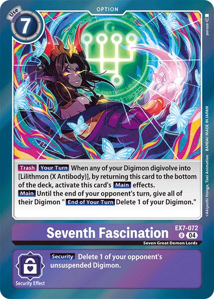 Seventh Fascination [EX7-072] [Digimon LIBERATOR] | Anubis Games and Hobby