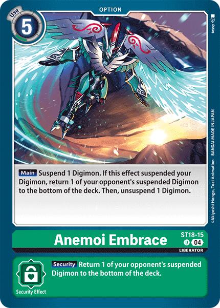 Anemoi Embrace [ST18-15] [Starter Deck: Guardian Vortex] | Anubis Games and Hobby