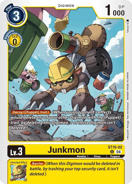 Junkmon [ST19-02] [Starter Deck: Fable Waltz] | Anubis Games and Hobby