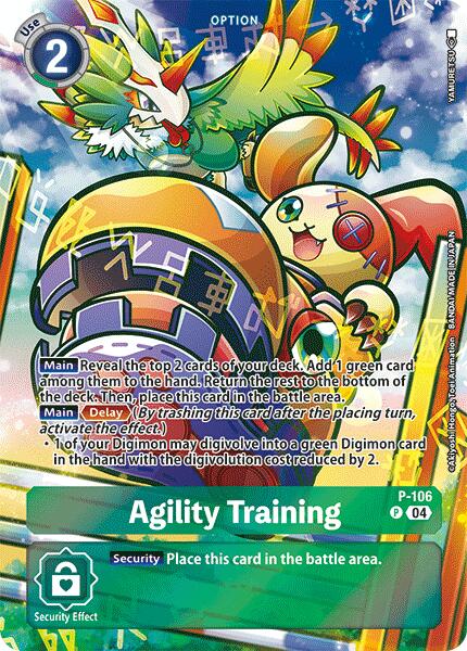 Agility Training [P-106] (Starter Deck 19 Exclusive) [Starter Deck: Fable Waltz Promos] | Anubis Games and Hobby