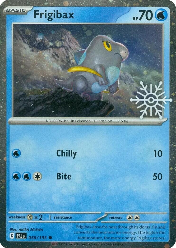 Frigibax (058/193) (Holiday Calendar) [Miscellaneous Cards] | Anubis Games and Hobby