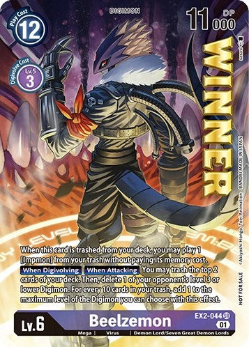 Beelzemon [EX2-044] (April 2023 Beelzemon Special) [Starter Deck: Beelzemon Advanced Deck Set Pre-Release Cards] | Anubis Games and Hobby