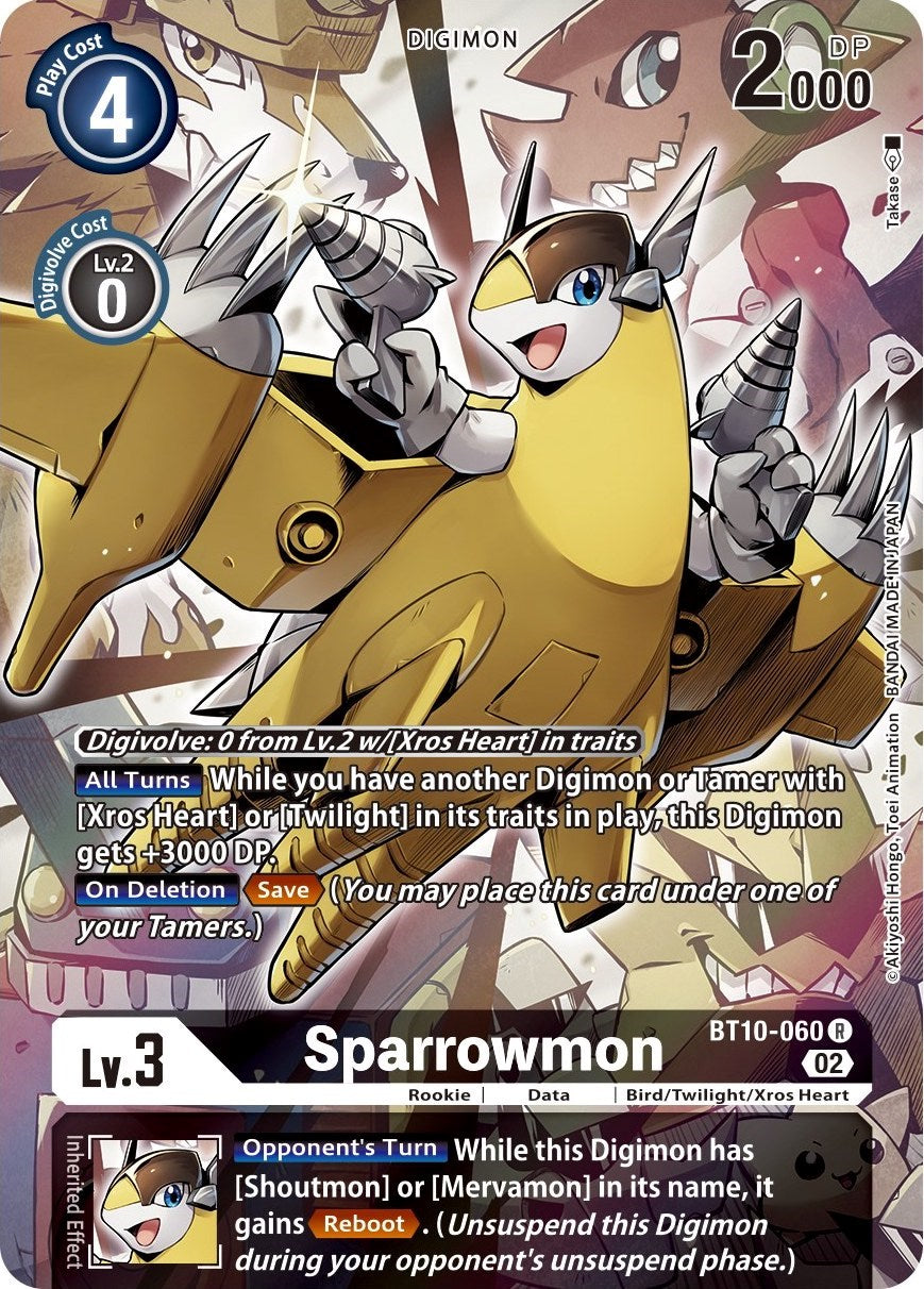 Sparrowmon [BT10-060] (Alternate Art) [Xros Encounter] | Anubis Games and Hobby