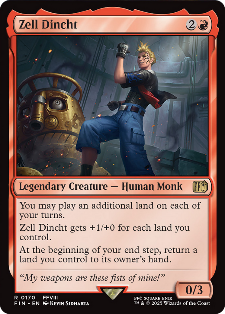 Zell Dincht [FINAL FANTASY] | Anubis Games and Hobby