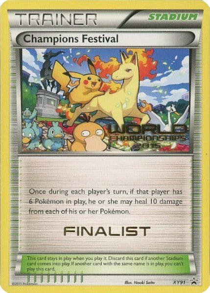 Champions Festival (XY91) (2015 Finalist) [XY: Black Star Promos] | Anubis Games and Hobby