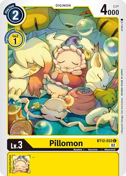 Pillomon [BT12-033] [Across Time] | Anubis Games and Hobby