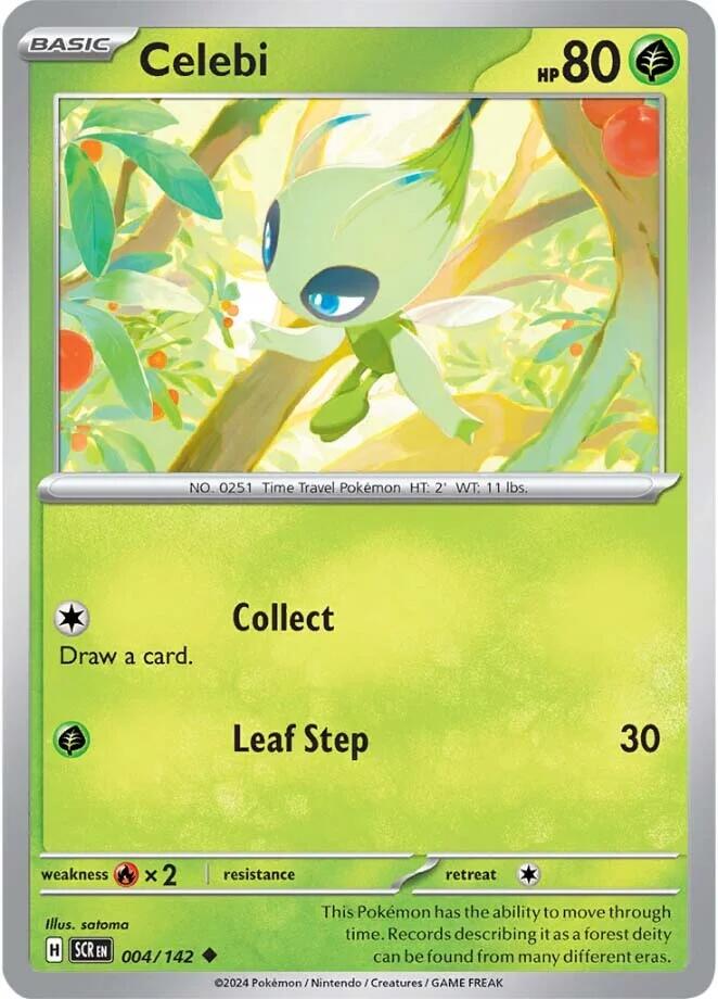 Celebi (004/142) [Scarlet & Violet: Stellar Crown] | Anubis Games and Hobby