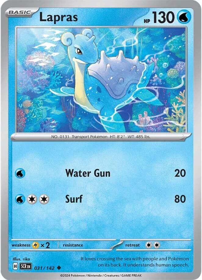 Lapras (031/142) [Scarlet & Violet: Stellar Crown] | Anubis Games and Hobby