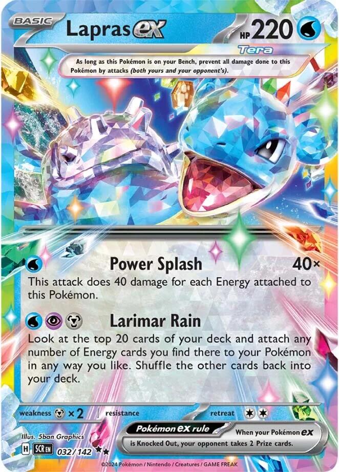 Lapras ex (032/142) [Scarlet & Violet: Stellar Crown] | Anubis Games and Hobby