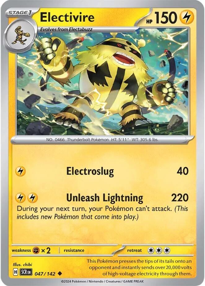 Electivire (047/142) [Scarlet & Violet: Stellar Crown] | Anubis Games and Hobby