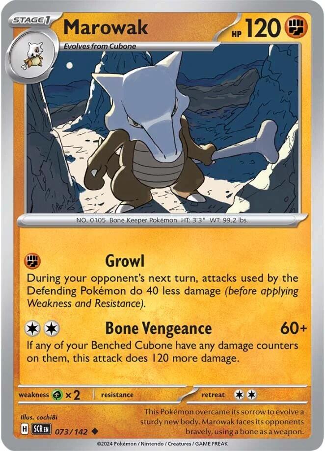 Marowak (073/142) [Scarlet & Violet: Stellar Crown] | Anubis Games and Hobby