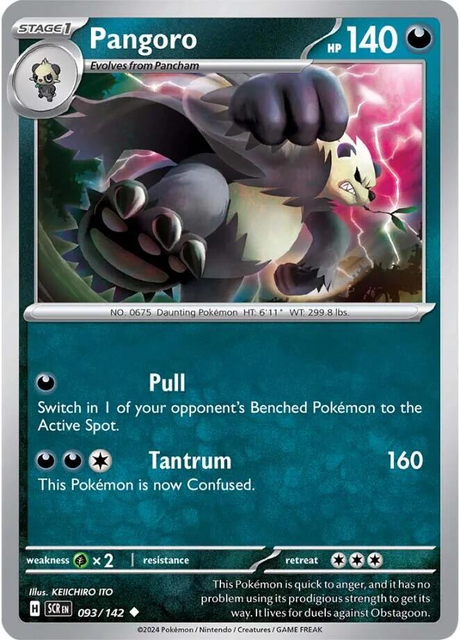 Pangoro (093/142) [Scarlet & Violet: Stellar Crown] | Anubis Games and Hobby