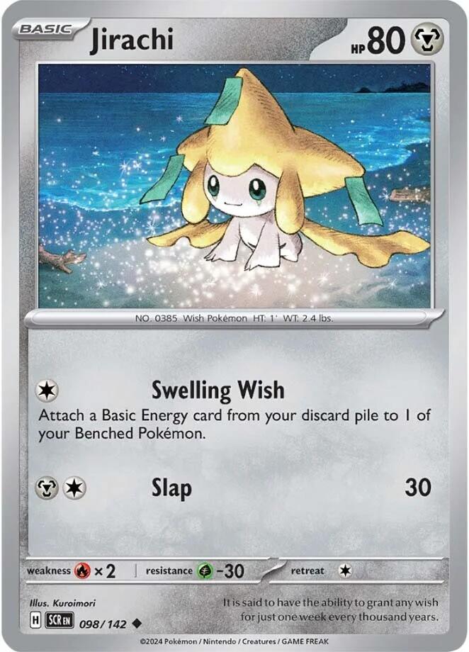 Jirachi (098/142) [Scarlet & Violet: Stellar Crown] | Anubis Games and Hobby