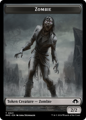 Zombie // Energy Reserve Double-Sided Token [Modern Horizons 3 Tokens] | Anubis Games and Hobby