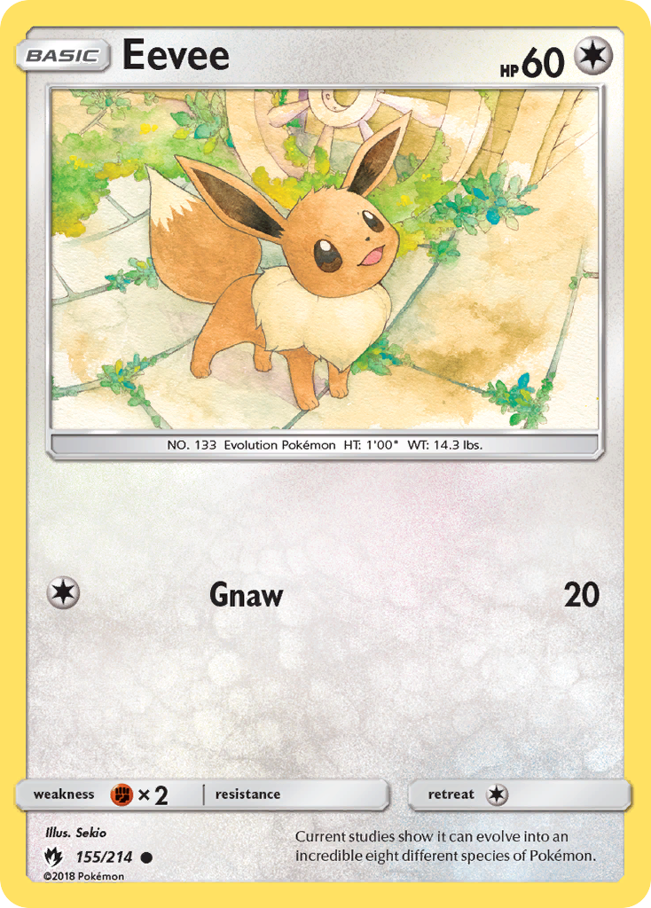 Eevee (155/214) [Sun & Moon: Lost Thunder] | Anubis Games and Hobby