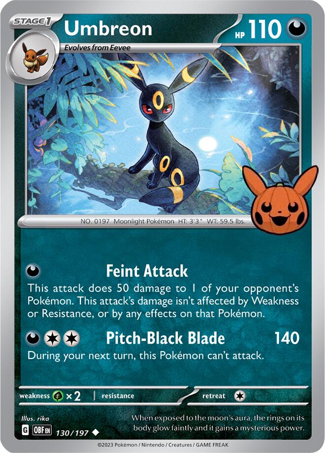 Umbreon (130/197) [Trick or Trade 2024] | Anubis Games and Hobby
