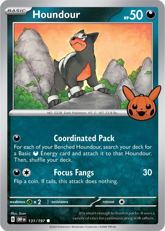 Houndour (131/197) [Trick or Trade 2024] | Anubis Games and Hobby