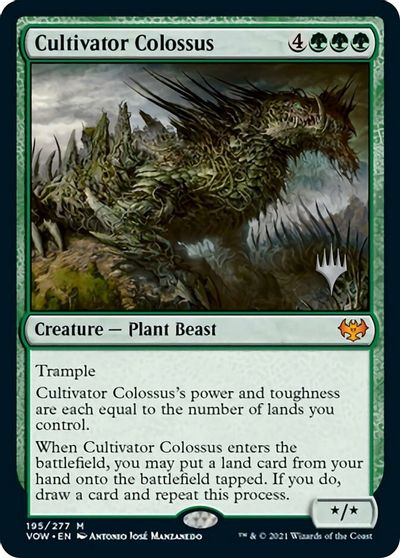 Cultivator Colossus (Promo Pack) [Innistrad: Crimson Vow Promos] | Anubis Games and Hobby