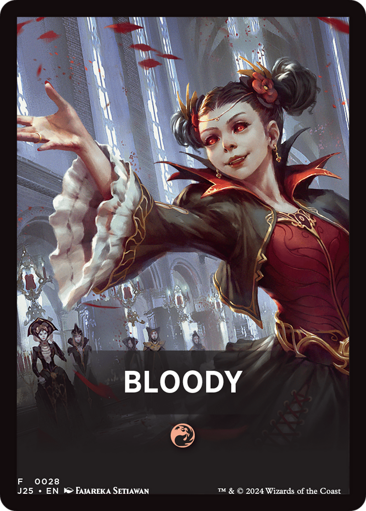 Bloody Theme Card [Foundations Jumpstart Front Cards] | Anubis Games and Hobby