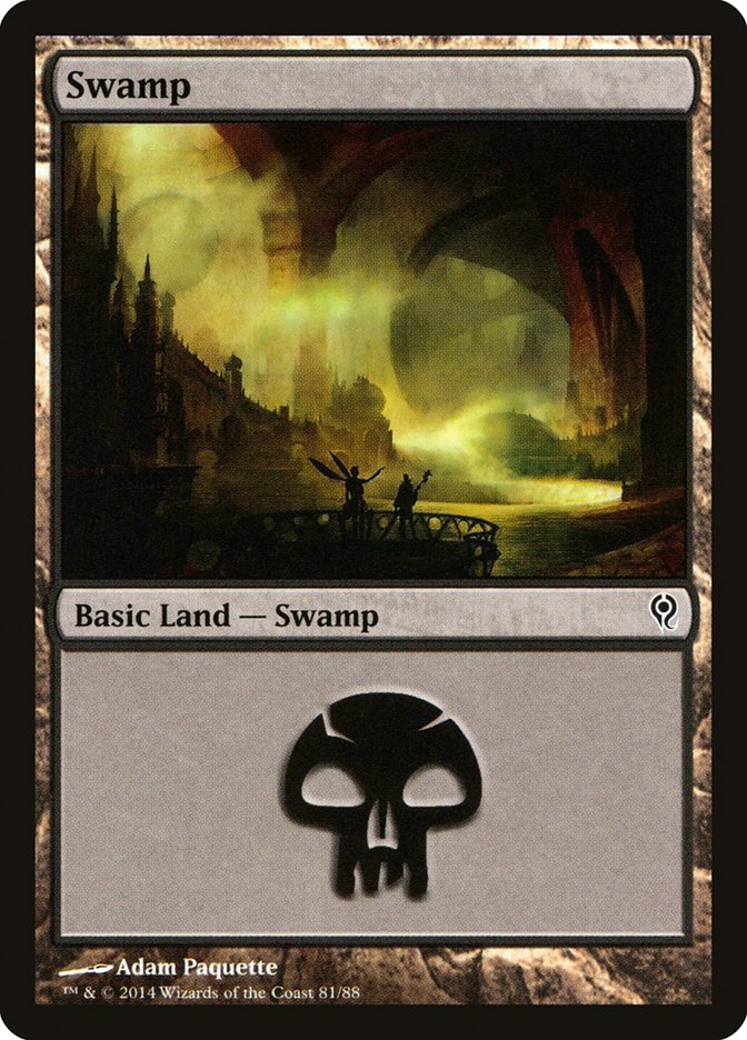 Swamp (81) [Duel Decks: Jace vs. Vraska] | Anubis Games and Hobby